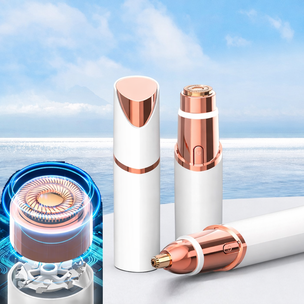 Depiladora Facial Portátil 2 en 1 para Mujer Recargable · Precisa · Para Rostro, Labios y Cejas