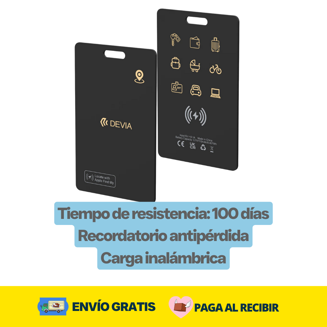 CardTag Inteligente Anti-Pérdida (Compatible solo con iPhone)